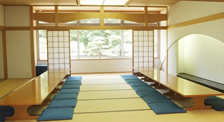 愛川聖苑の控室