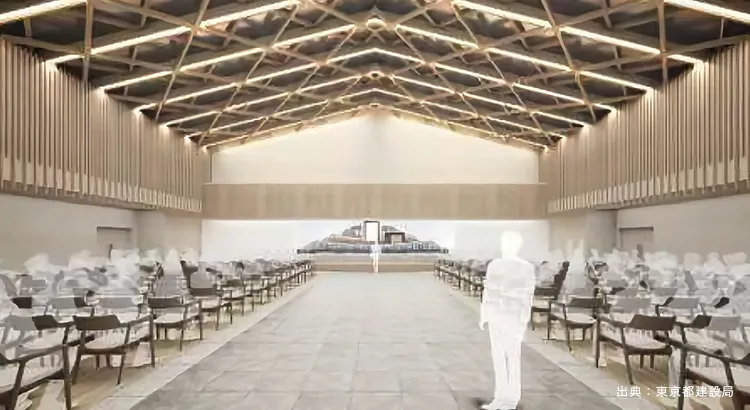 青山葬儀所の式場