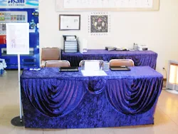 一友会館の受付写真