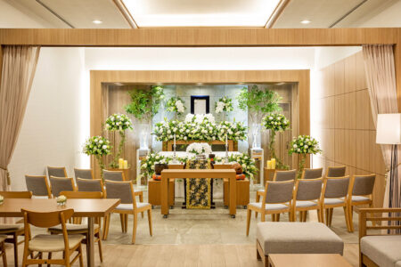 桐ヶ谷斎場の式場写真