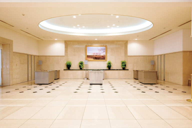 桐ヶ谷斎場の収骨室