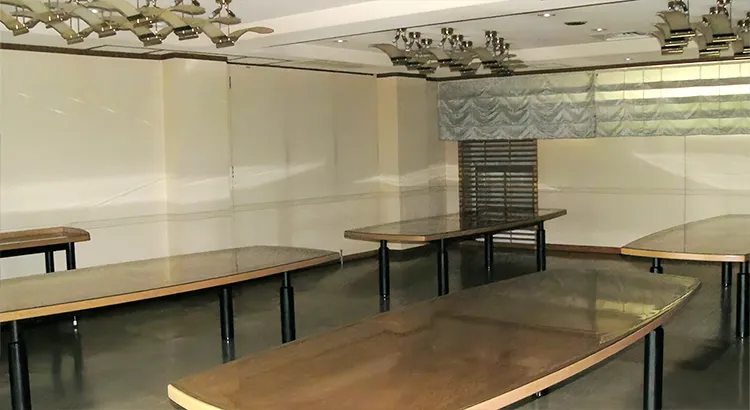 西寺尾火葬場の会食場