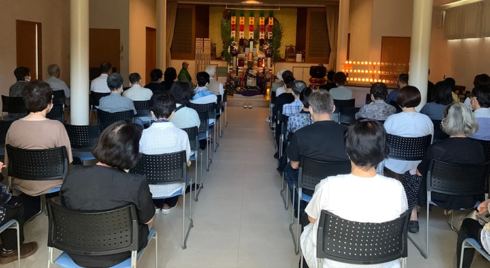 新隆寺 法要殿 観音堂のホール写真