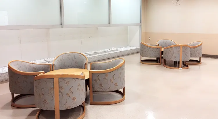 牛込箪笥地域センターのロビー