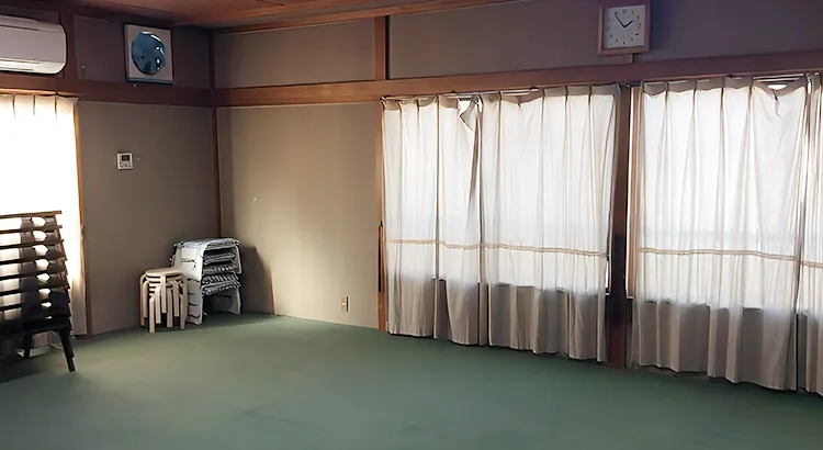 長龍寺会館の控室