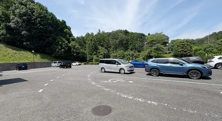 広域飯能斎場の駐車場