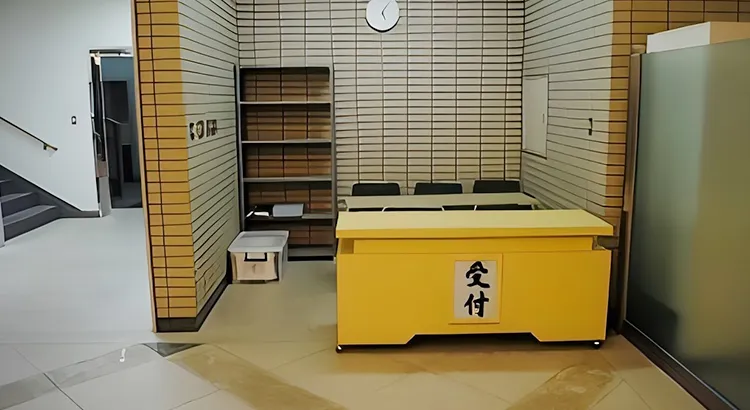 ひので斎場の受付