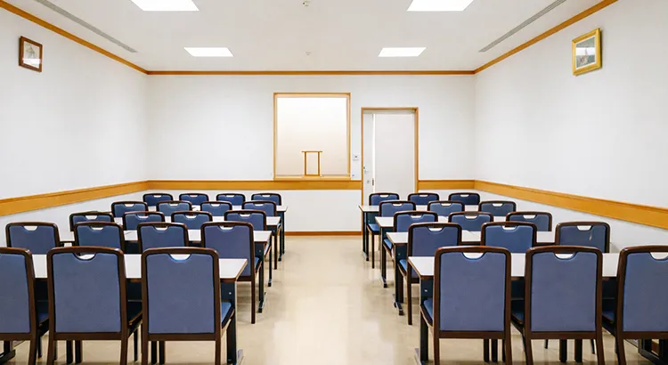 堀ノ内斎場の控室