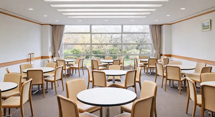 堀ノ内斎場の休憩室