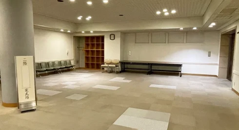 北区セレモニーホールのロビー写真