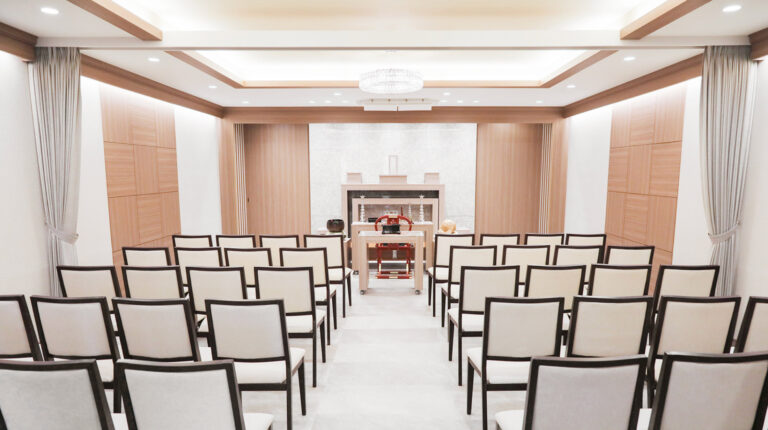 町屋斎場の式場