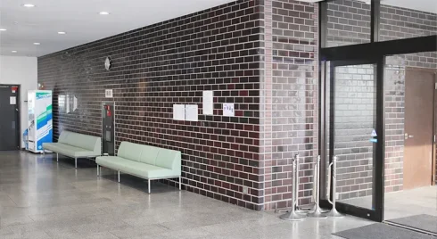 松戸市斎場のロビー写真