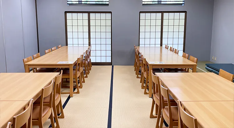 メモリアルトネの控室