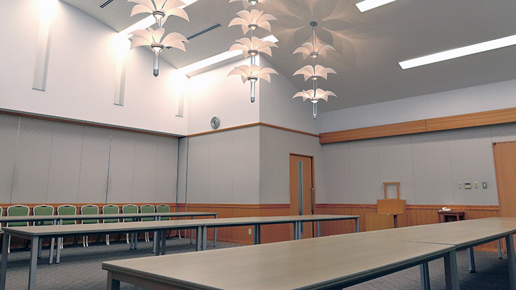 臨海斎場の会葬者控室