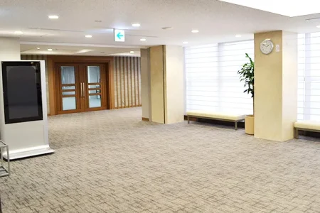 戸田葬祭場のロビー写真