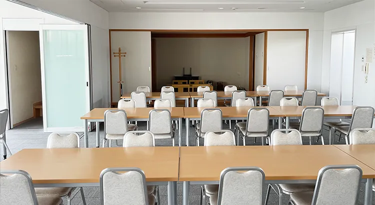 浦安市斎場の会食場