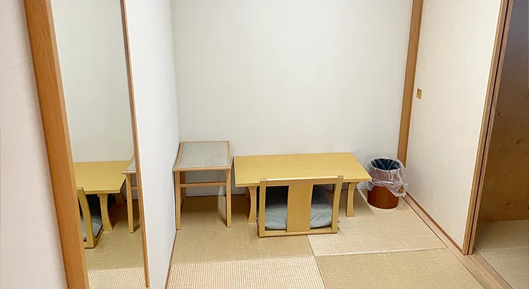 浦安市斎場の導師控室