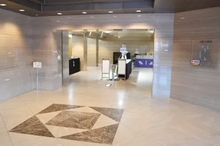 ウイングホール柏斎場のロビー写真