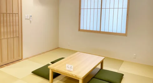 谷塚斎場の控室写真