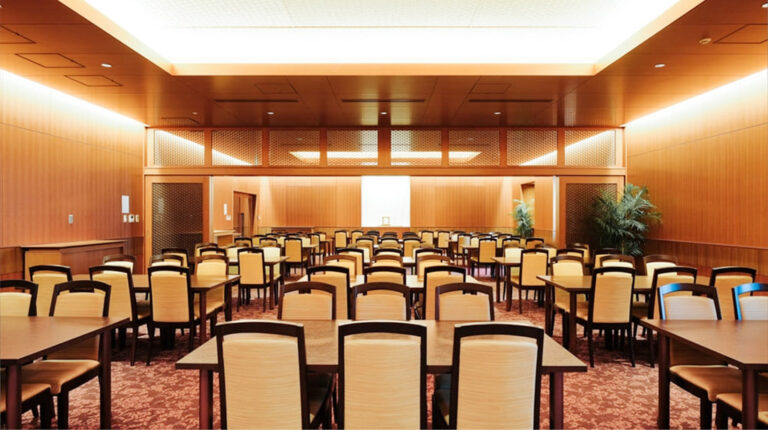 四ツ木斎場の休憩室