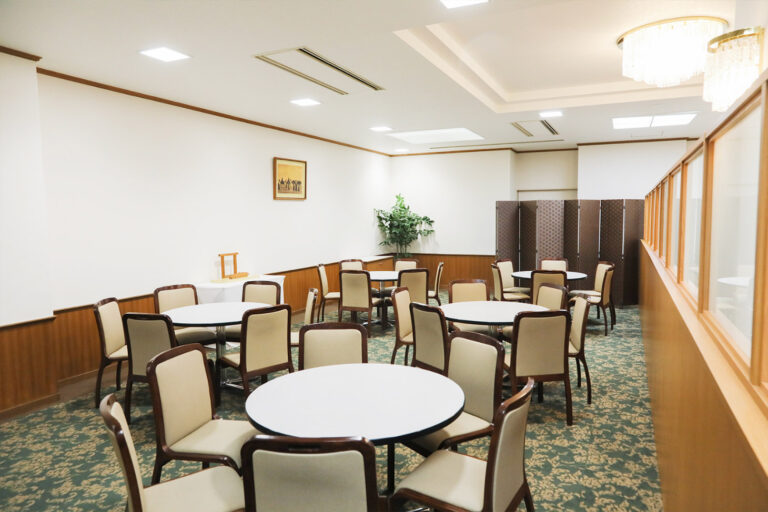 代々幡斎場の会食場