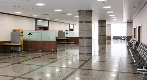 馬込斎場のロビー写真