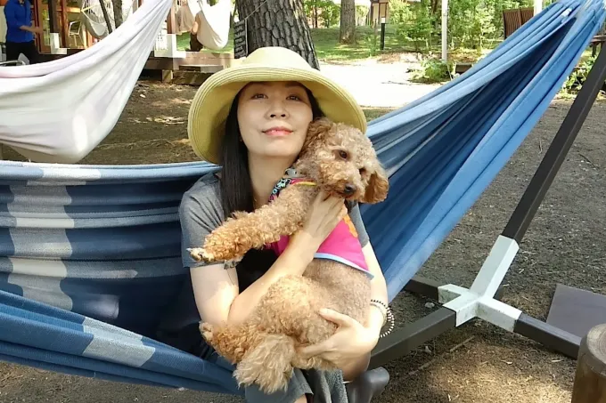 愛犬との思い出の一枚