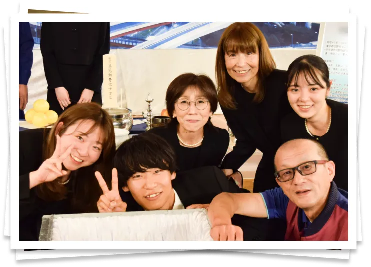 ご家族・参列者の方とのお写真