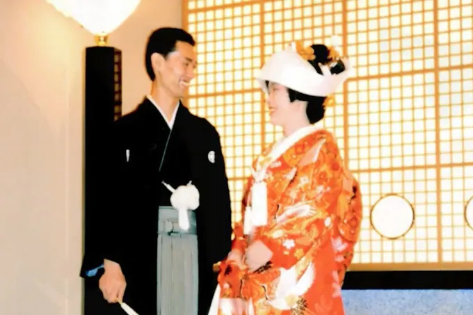 結婚式の時の様子