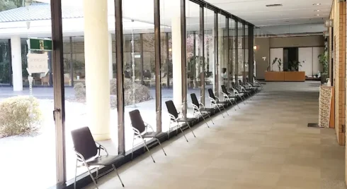 銚子市斎場のロビー写真