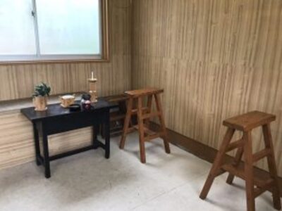 豊中市立火葬場の霊安室写真