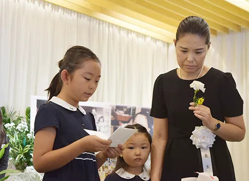 葬儀事例「最強のおばあちゃん」のギャラリー画像2枚目 お孫様がお手紙を披露