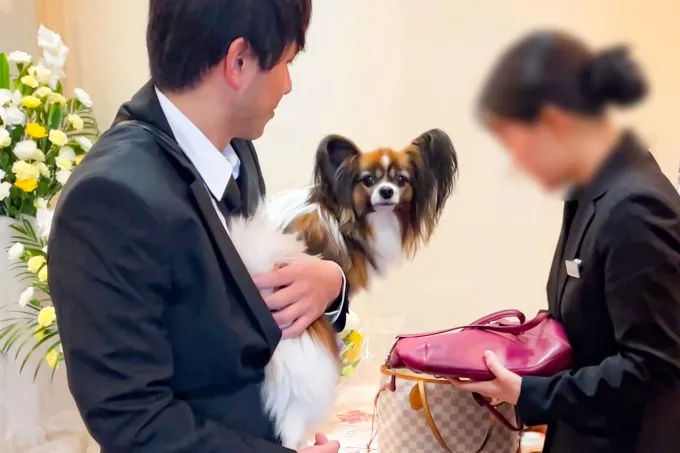 愛犬も一緒に