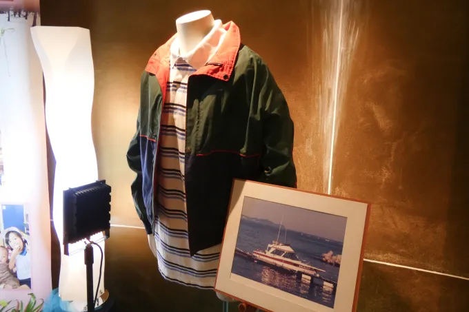 船に乗っていたた時のお洋服