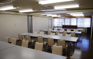 蓮華寺 毘沙門閣信徒会館の控え室写真