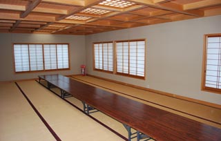 大乗寺会館の控え室写真