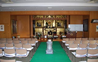 大恩寺の式場写真