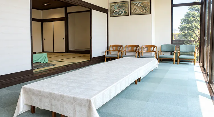 太陽寺斎場の会食場