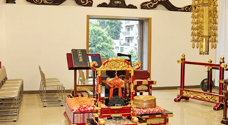 長運寺斎場の式場